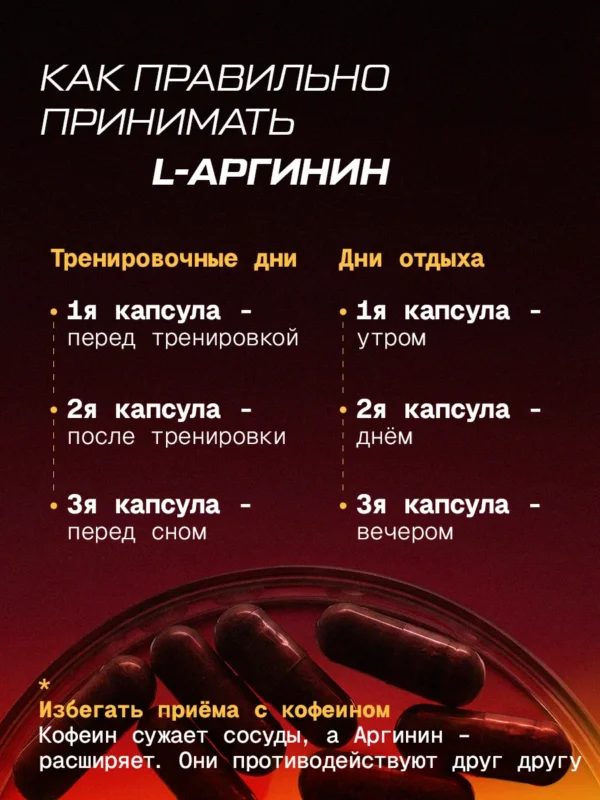 Цитруллин малат порошок L-Citrulline и аргинин капсулы — фото 12