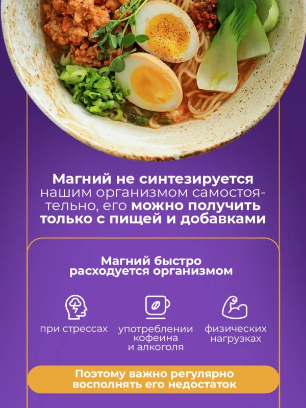 Магний цитрат + B6 PWR — почему магний расходуется ежедневно