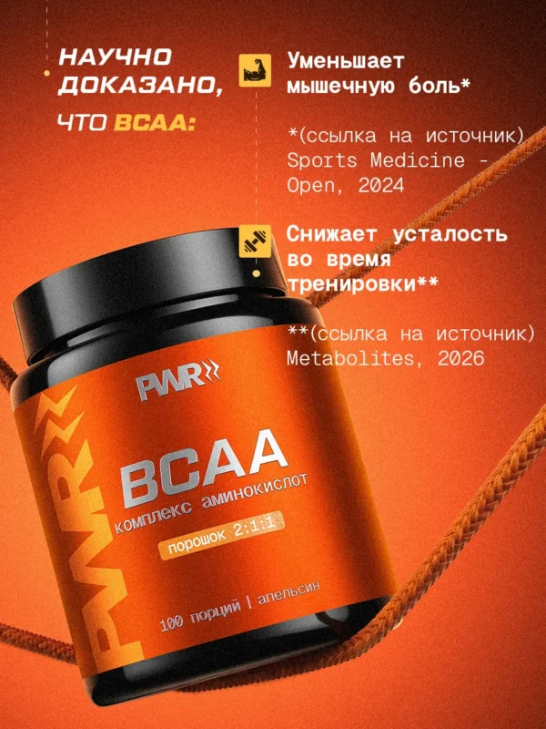 BCAA порошок 2-1-1 500гр — фото 4