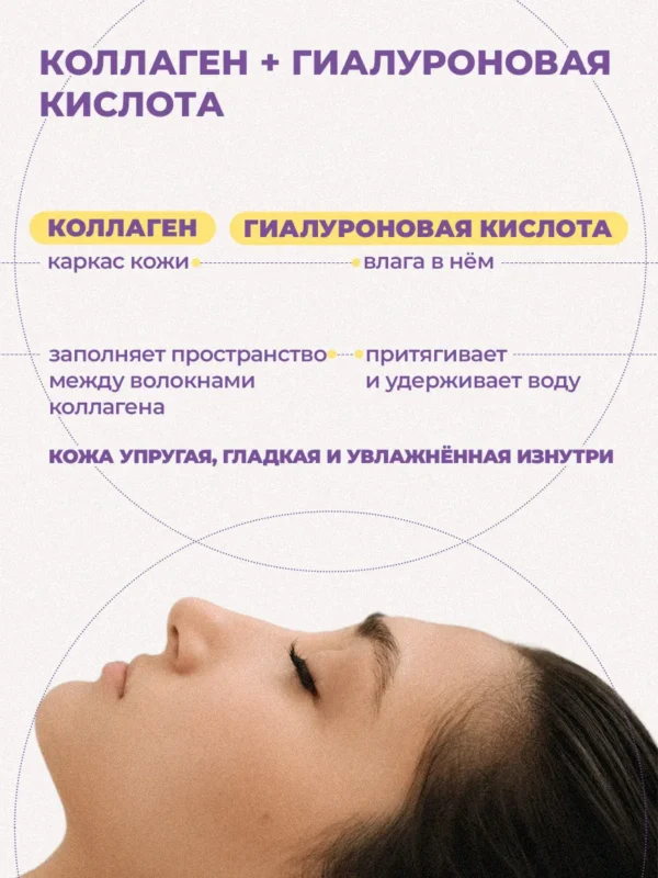 Коллаген и гиалуроновая кислота порошок для волос и кожи — фото 4