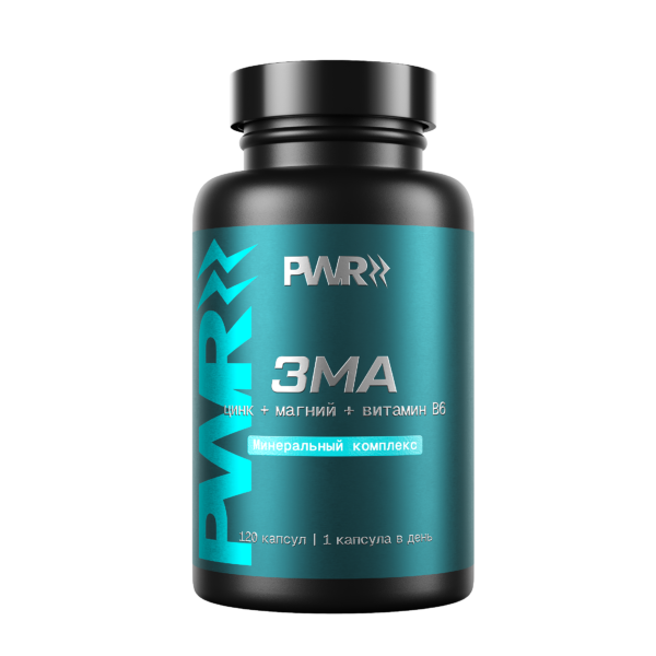 ZMA: цинк, магний и B6, 120 капсул — упаковка