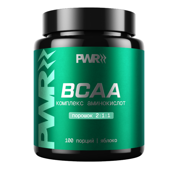 BCAA порошок 2-1-1 500гр — яблоко — упаковка