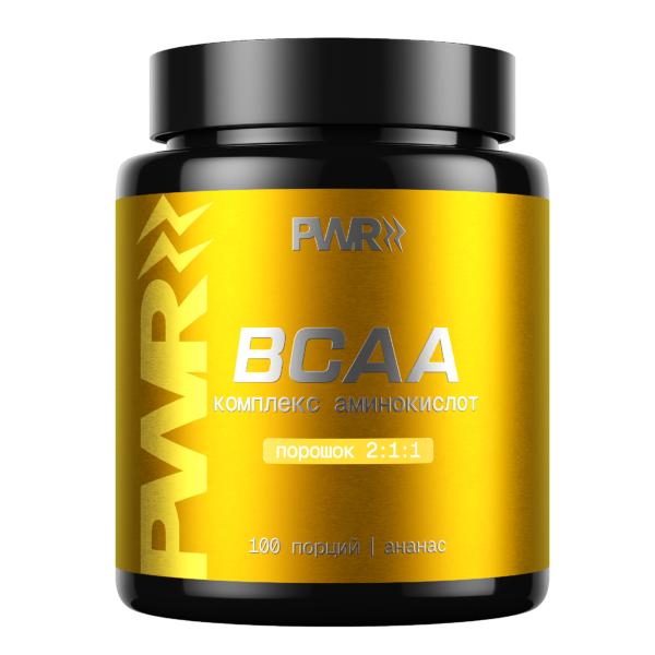 BCAA порошок 2-1-1 500гр — ананас — упаковка