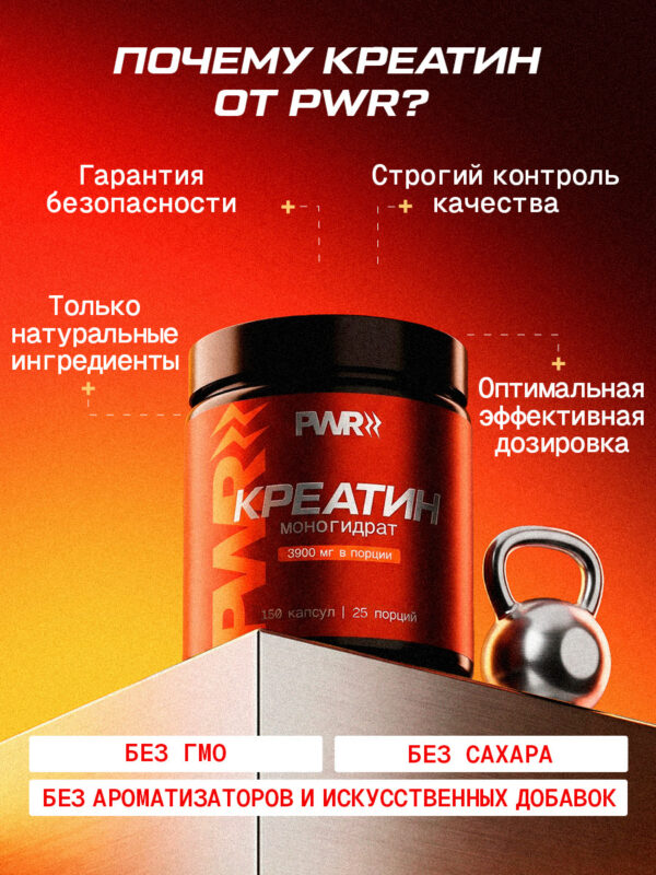 Креатин моногидрат PWR
